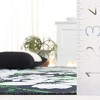 Malibu MBU825 Power Loomed Machine Washable Skid-Resistant Indoor Runner Rug - Black/Green - 2'6"x8' - Safavieh - 4 of 4
