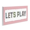 Stupell Industries Let's Play Floral Pattern Wall Plaque Art - 2 of 4