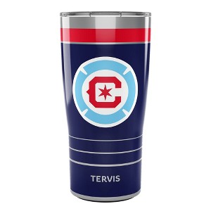 MLS Chicago Fire 20oz MVP Stripe Stainless Steel Tumbler - 1 of 3