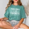 Simply Sage Market Women's Pickleball Is My Favorite Season Short Sleeve Garment Dyed Tee - 2 of 2