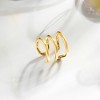 Pure Collection by Ross-Simons 14kt Yellow Gold Multi-Row Single Ear Cuff - 3 of 4