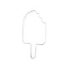 Unique Bargains Cookie Mould Cutter Notched Ice Cream Shape Dishwasher Safe Stainless Steel Silver Tone 1Pcs - 4 of 4