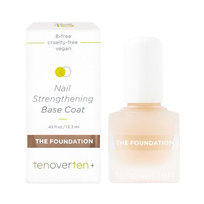 tenoverten The Foundation Nail Strengthening Base Coat - 0.45 fl oz