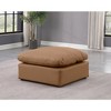 Meridian Furniture,Indulge Vegan Leather Ottoman - 2 of 4