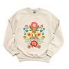 Simply Sage Market Folk Art Florals Distressed Sweatshirt - 2 of 4