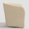 Rhea Swivel Chair in Linen - Threshold™ - 3 of 4