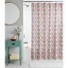 LunaLulinlk Block Floral 13 Piece Shower Curtain and Hook Set - 2 of 4
