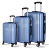Carry On Luggage with Wheels, ABS 3 Pieces 20"/24"/28" TSA Lock Hardside Expandable Spinner Luggages Lightweight Rolling Suitcase for Travel - 3 of 4