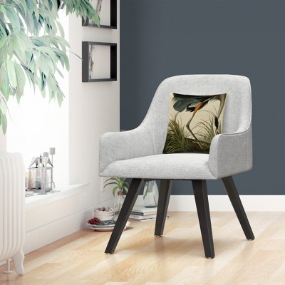 Great Blue Heron 16x16 Square Microfiber Throw Pillow