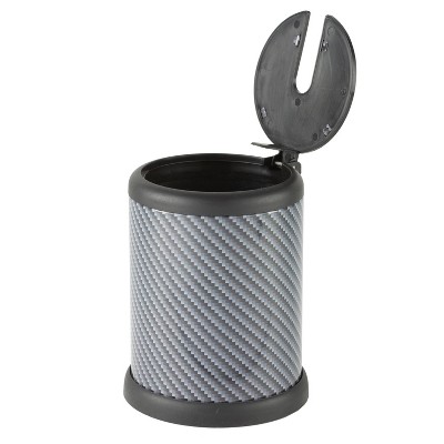Black Stainless Steel Toilet Brush with Self Closing Lid