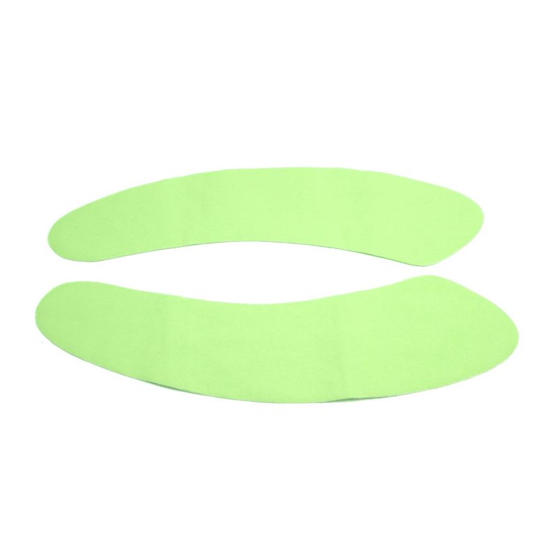Unique Bargains  Adhesive Soft Toilet Seat Cloth Cover Pad for Bathroom Close Stool Green 2pcs, 1 of 4