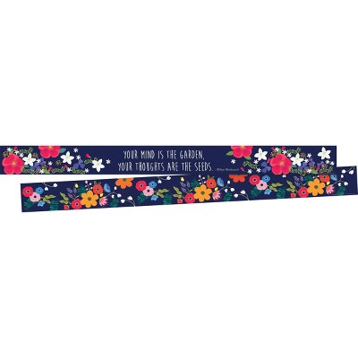 2pk Petals Double-Sided Classroom Borders - Barker Creek