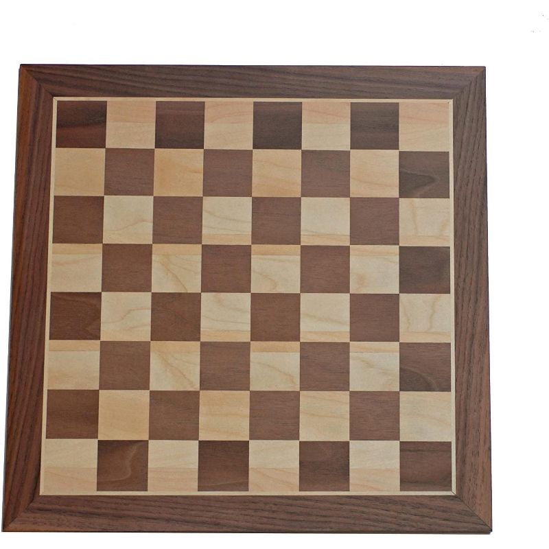 WE Games Classic Staunton Wood Chess Set, Wood Board 15 in., 3.75 in. King, 5 of 9