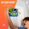Nerf Mini Over the Door Basketball Hoop Nerfoop Indoor Basketball Door Basketball Hoop + Mini NERF Foam Basketball Set - Perfect for Bedrooms - 3 of 4