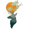 Men's Design By Humans Deer & Nature By lybrateRed T-Shirt - 2 of 4