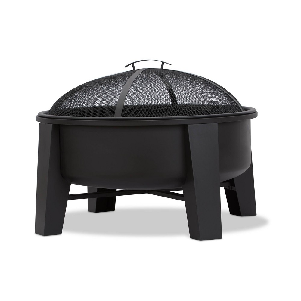 Photos - Electric Fireplace RealFlame Forsyth Fire Pit - Black - Real Flame 