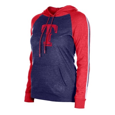 MLB Texas Rangers Women's Lightweight Hooded Sweatshirt