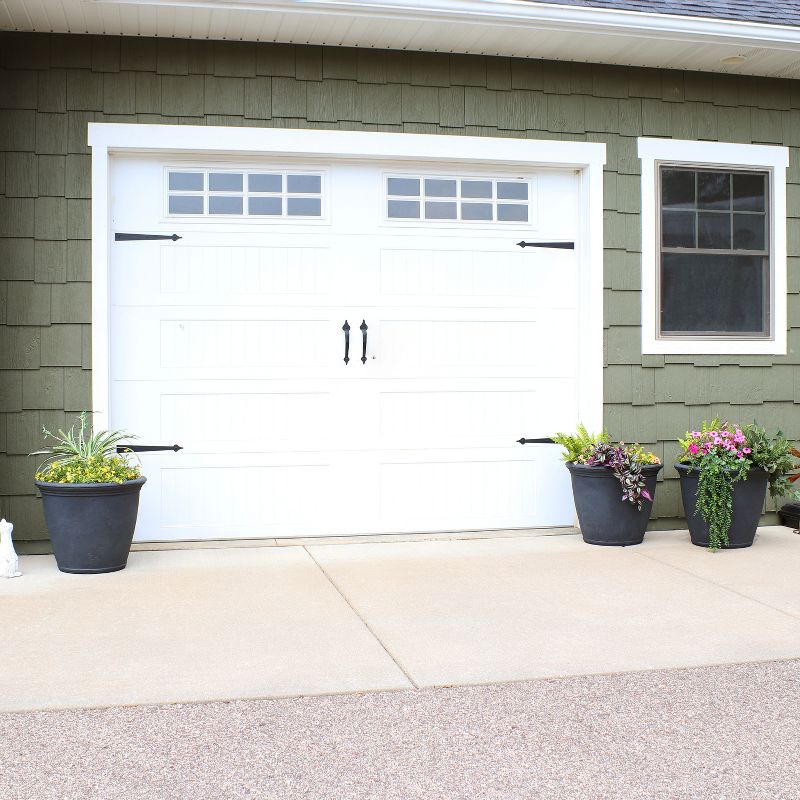 Sunnydaze Indoor/Outdoor Patio, Garden, or Porch Weather-Resistant Double-Walled Anjelica Flower Pot Planter - 24", 3 of 15