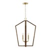 Capital Lighting Maren 4 - Light Pendant in  Nordic Wood/Matte Brass - 3 of 3