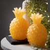 5"H Vance Kitira Yellow Pineapple Candle - Set of 2, Yellow - 3 of 4