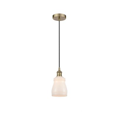 Ellery - 1 Light Cord Hung Mini Pendant In Nautiical Style-9.75 Inches Tall and 4.5 Inches Wide