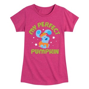Girls' - Blue's Clues & You! - Mommy's Perfect Pumpkin Fitted Short Sleeve Graphic T-Shirt - 1 of 4