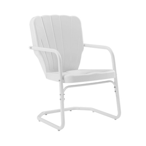 White aluminum outdoor discount chairs