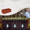 Naysaye 23.25" Tall Rectangle Raised Garedn Planter, Outdoor Garden Raised Planter Box for Flowers, Red, 70.75"*35.5"*23.25" - 4 of 4