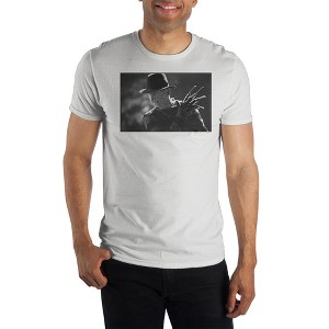 Freddy Kruger Classic Horror Movie Mens White Graphic Tee - 1 of 1