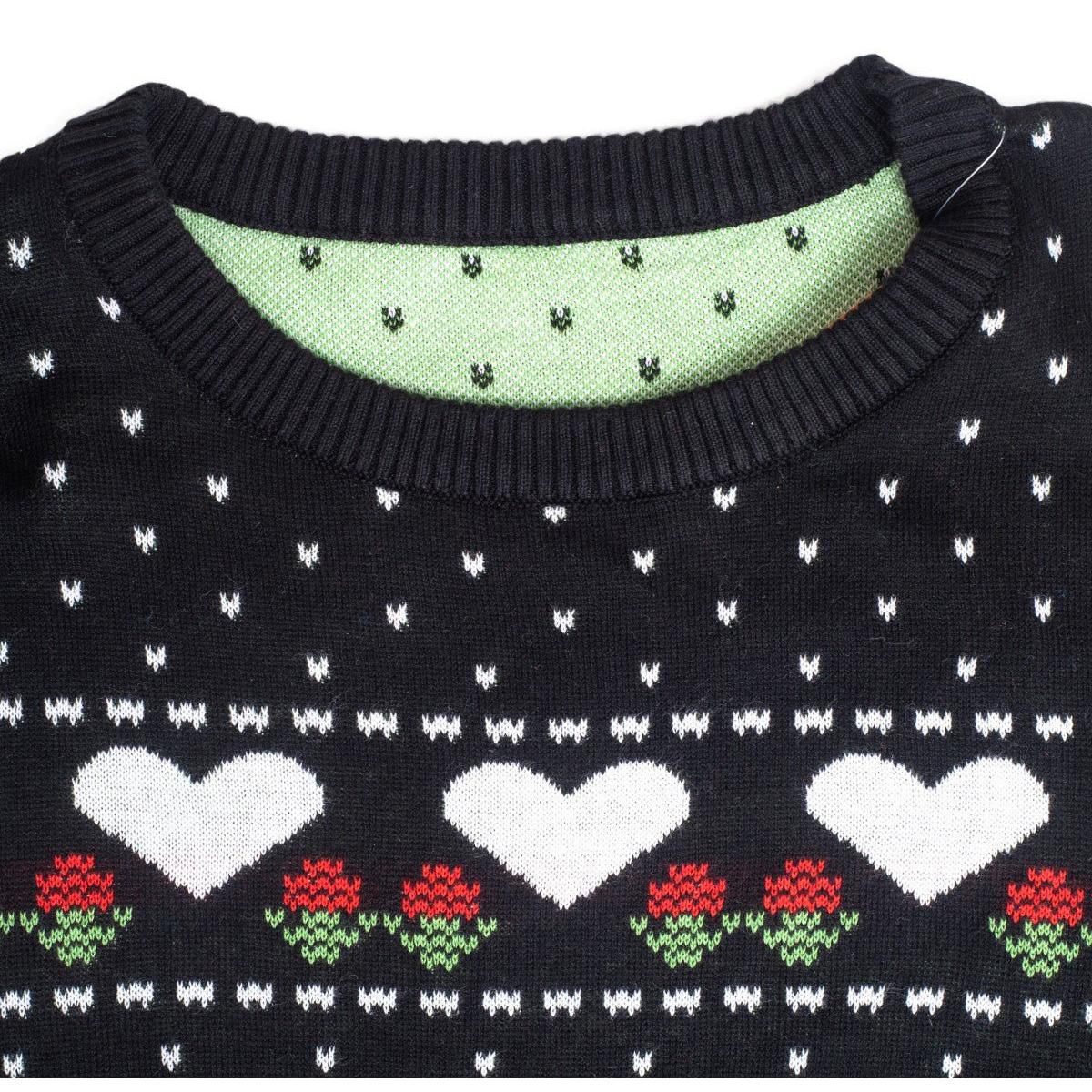 Costume Agent Adult Ellen Griswold Christmas Vacation Movie Ugly Christmas Sweater - Black - thumbnail 8