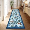 Washable Tiger Print Rug - Non-Slip Low Pile, Stain-Resistant Jungle Animal Carpet for Living Room, Bedroom & Office - 3 of 4
