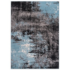 World Rug Gallery Contemporary Abstract Splash Area Rug - 1 of 4