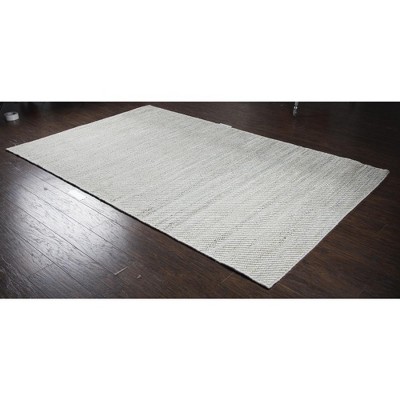 Hand Woven Flat Weave Pile Jute/ Wool Rug, 8' X 10' : Target