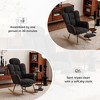 Aukfa Soft Teddy Fabric Rocking Chair w/Pocket - Ergonomic Nursery Glider, Solid Wood Base, 256LB Capacity for Living Room & Bedroom - 4 of 4