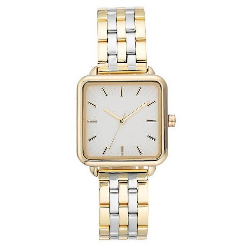 Silver and outlet white watch women's