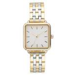Women's Square Face Watch - A New Day™ Light Silver