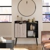 RealRooms Grafton Bar Cabinet, Black Oak - 3 of 4