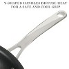 Gibson Lockton 2 Piece Aluminum 10 Inch and 12 Inch Frying Pan Set in Linen - 2 of 4