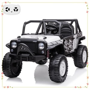 24V 2-Seater Kids Ride-On Car Truck with Remote Control – Electric Vehicle Featuring 19" Extra Wide Seat - 1 of 4