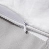 Gracie Mills Davidson Natural Linen European Pillow Sham - One Size - Grey - 4 of 4