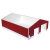 1/64 Red & White 2 Door 60ft x 80ft Wooden Tractor or Truck Shop STA-206 - 4 of 4