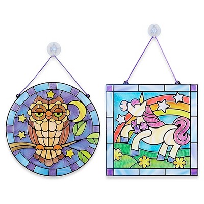 melissa and doug stained glass mermaid