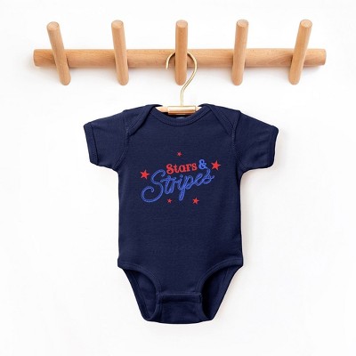The Juniper Shop Western Stars And Stripes Baby Bodysuit