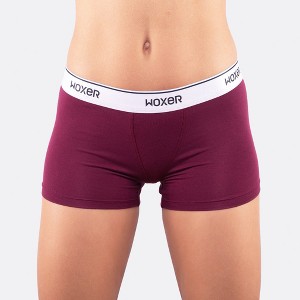 Woxer | Ultra-Soft, Stretchy, No-Dig Waistband | Women's Star 3" Boxer Brief - 1 of 4