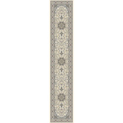 Ancient Garden 57119 Ivory 2.2X7.7 Runner