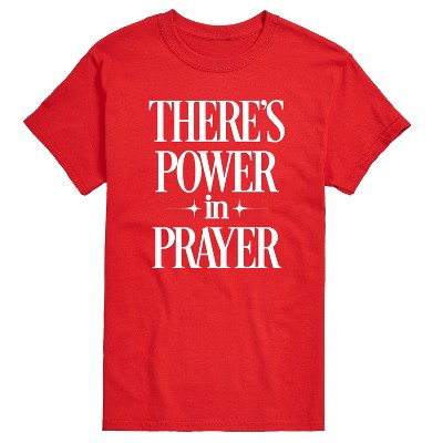 Men's - Instant Message - There's Power In Prayer Short Sleeve Graphic T-Shirt