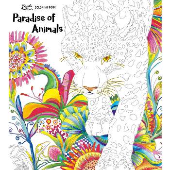Flowerscape in Paradise Coloring Book & Colored Pencil Set –