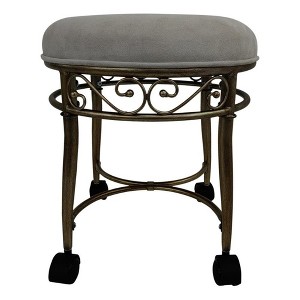 Carolina Living Victorian Vanity Stool - Bronze - 1 of 4