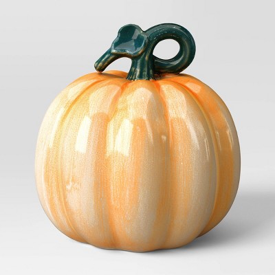 Ceramic Fall Pumpkin Orange - Threshold™
