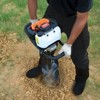 VEVOR Post Hole Digger Gas Powered, 52CC 1450W Earth Auger, Gas Auger with 8” Auger Drill Action Design Bits & 1 Extension Rod, Orange+Black - 2 of 4